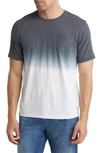 STONE ROSE DIP DYE POCKET T-SHIRT