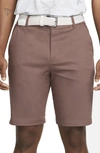 Nike Men's Dri-fit Uv 10.5" Golf Chino Shorts In Plum Eclipse