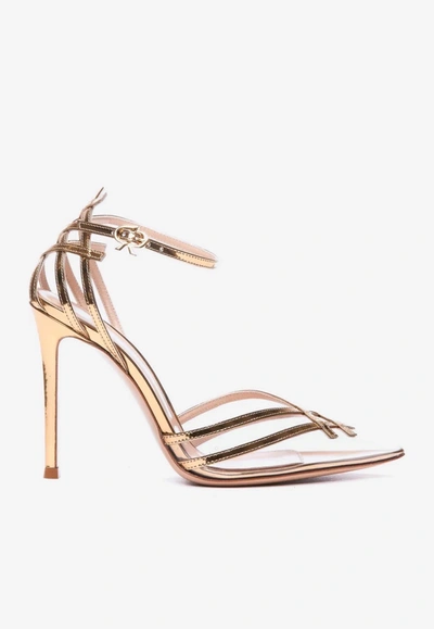 Gianvito Rossi Pointed-toe Pumps In Metallic