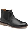 JOHNSTON & MURPHY COPELAND MENS LEATHER ANKLE CHELSEA BOOTS