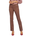 Nydj Barbara Stretch Twill Bootcut Pants In Brown