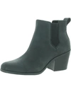 TOMS EVERLY WOMENS NUBUCK PULL ON ANKLE BOOTS