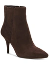 VINCE CAMUTO AMBIND WOMENS SUEDE ALMOND TOE ANKLE BOOTS