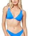 L*space Fused Alana Triangle Top In Blue