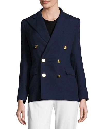 Ralph Lauren Camden Cashmere Jacket In Navy