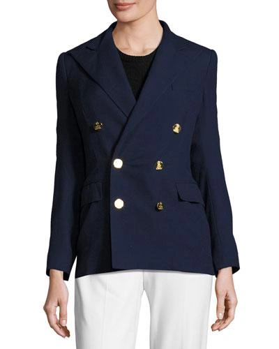 Polo Ralph Lauren Camden Cashmere Jacket In Blue