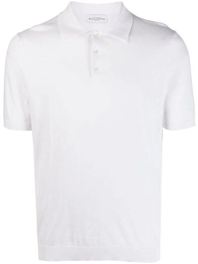 Ballantyne Cotton Polo Shirt In White