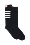 Thom Browne 4-bar Mid-calf Socks
