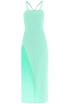 Attico Green Fujiko Midi Dress