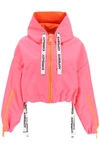 Khrisjoy Quilted Logo-drawstring Cropped Padded Jacket