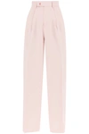 Amiri Pants With Wide Leg And Pleats