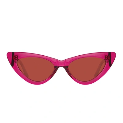 Attico The  Sunglasses In Pink