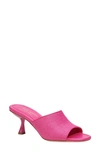 Kate Spade Malibu Summer Raffia Slide Sandals In Rose Jam