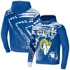 STAPLE NFL X STAPLE ROYAL LOS ANGELES RAMS ALL OVER PRINT PULLOVER HOODIE