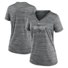 NIKE NIKE  GRAY CHICAGO WHITE SOX CITY CONNECT VELOCITY PRACTICE PERFORMANCE V-NECK T-SHIRT