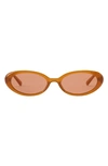 Fifth & Ninth Taya 53mm Polarized Oval Sunglasses In Brown