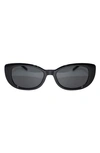 FIFTH & NINTH DOLLY 68MM OVERSIZE POLARIZED OVAL SUNGLASSES