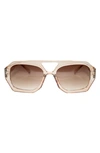 FIFTH & NINTH RYDER 57MM POLARIZED AVIATOR SUNGLASSES