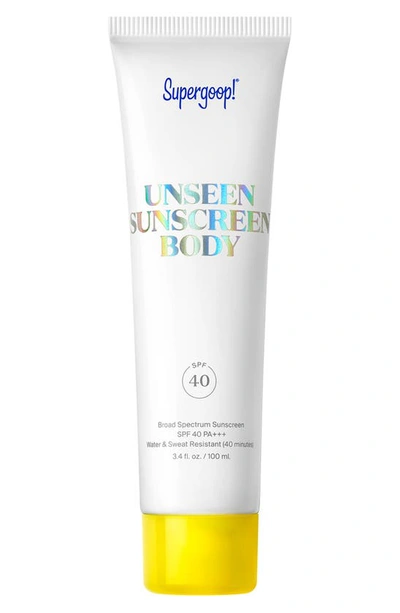 SUPERGOOP UNSEEN SUNSCREEN BODY SPF 40