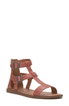 Lucky Brand Women's Brelin Gladiator Flat Sandals In Eco Red