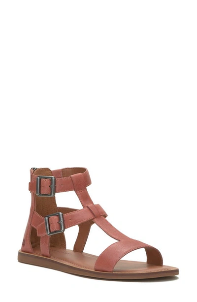 Lucky Brand Women's Brelin Gladiator Flat Sandals In Eco Red