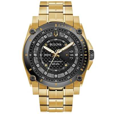 Bulova Precisionist Mens Watch In Gold