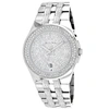 Bulova Men's Swarovski Watch In Silver