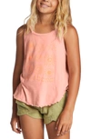 BILLABONG KIDS' SUN CHILD COTTON GRAPHIC TANK