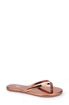 Yosi Samra Rivington Flip Flop In Bronze