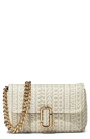 Marc Jacobs The Mini J Marc Leather Shoulder Bag In Khaki