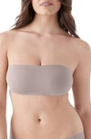 True & Co. Convertible Bandeau Bra In Mink