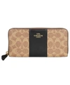 COACH COACH COATED CANVAS WALLET