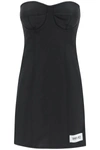 Dolce & Gabbana Black Kim Kardashian Edition Sweetheart Neck Minidress