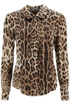 Dolce & Gabbana Leopard-print Silk Shirt
