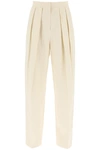 Stella Mccartney Stella Mc Cartney Loose Linen Blend Pants With Front Pleats