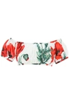 Dolce & Gabbana Poppy-print Cropped Top