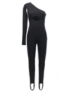 DAVID KOMA SCUBA CUT OUT ONE-LENGTH BODYSUIT JEWELRY BLACK