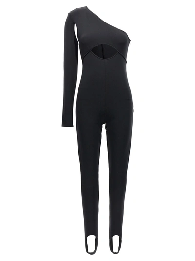 David Koma Scuba Cut Out One-length Bodysuit In Black