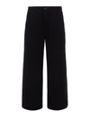 L Agence Luxe Lounge The Campbell High Rise Wide Leg Pant In Black