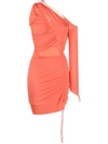 Manurí Baby Giuly 2.3 Cut-out Minidress In Orange