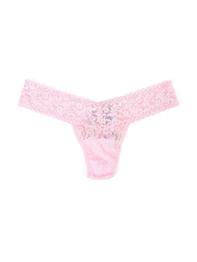 Hanky Panky Signature Lace Low Rise Thong Bliss Pink