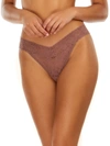 Hanky Panky Daily Lace™ Original Rise Thong Allspice Brown Sale In Burgundy