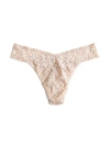Hanky Panky Signature Lace Original-rise Rolled Thong In Brown
