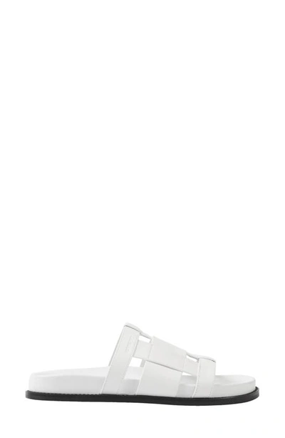 Burberry Thelma Cage Slide Sandal In White