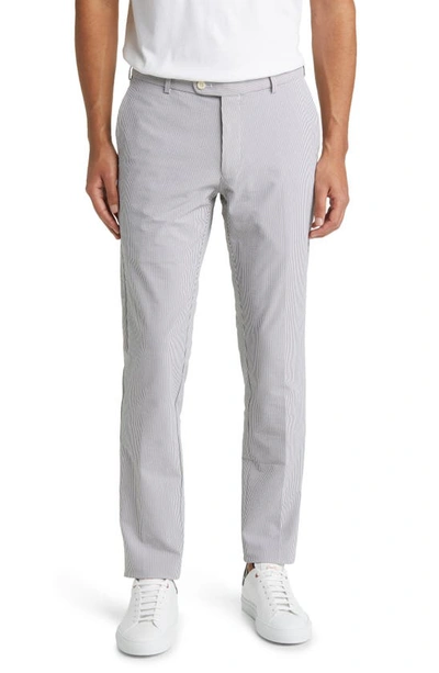 Peter Millar Crown Crafted Surge Performance Flat Front Trousers In Espresso