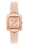 TED BAKER MAYSE LEATHER STRAP WATCH, 33MM