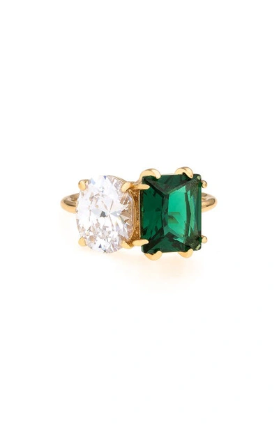 ETTIKA CUBIC ZIRCONIA STATEMENT RING