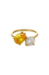 ETTIKA CUBIC ZIRCONIA STATEMENT RING