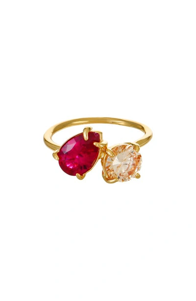 ETTIKA CUBIC ZIRCONIA STATEMENT RING