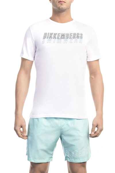 Bikkembergs White Cotton T-shirt